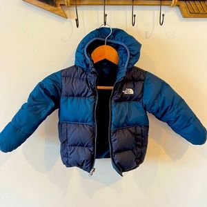 Toddler North Face Puffer Winter Reversible Jacket